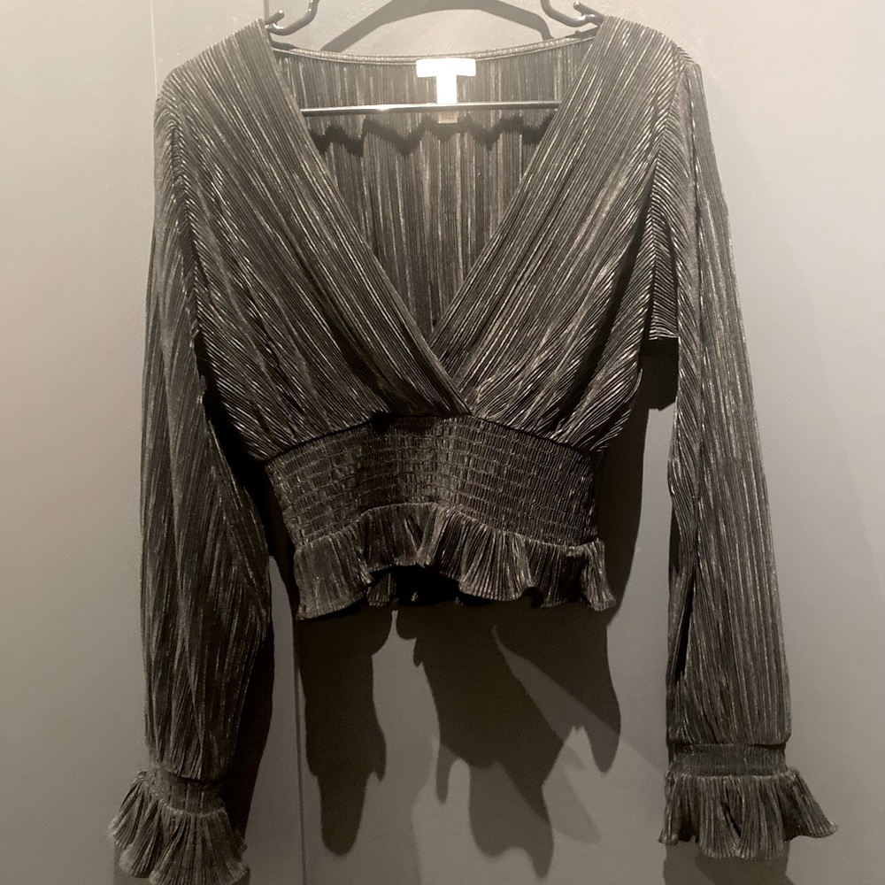 Leith Black blouse